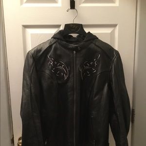 XElement motorcycle jacket with armor.